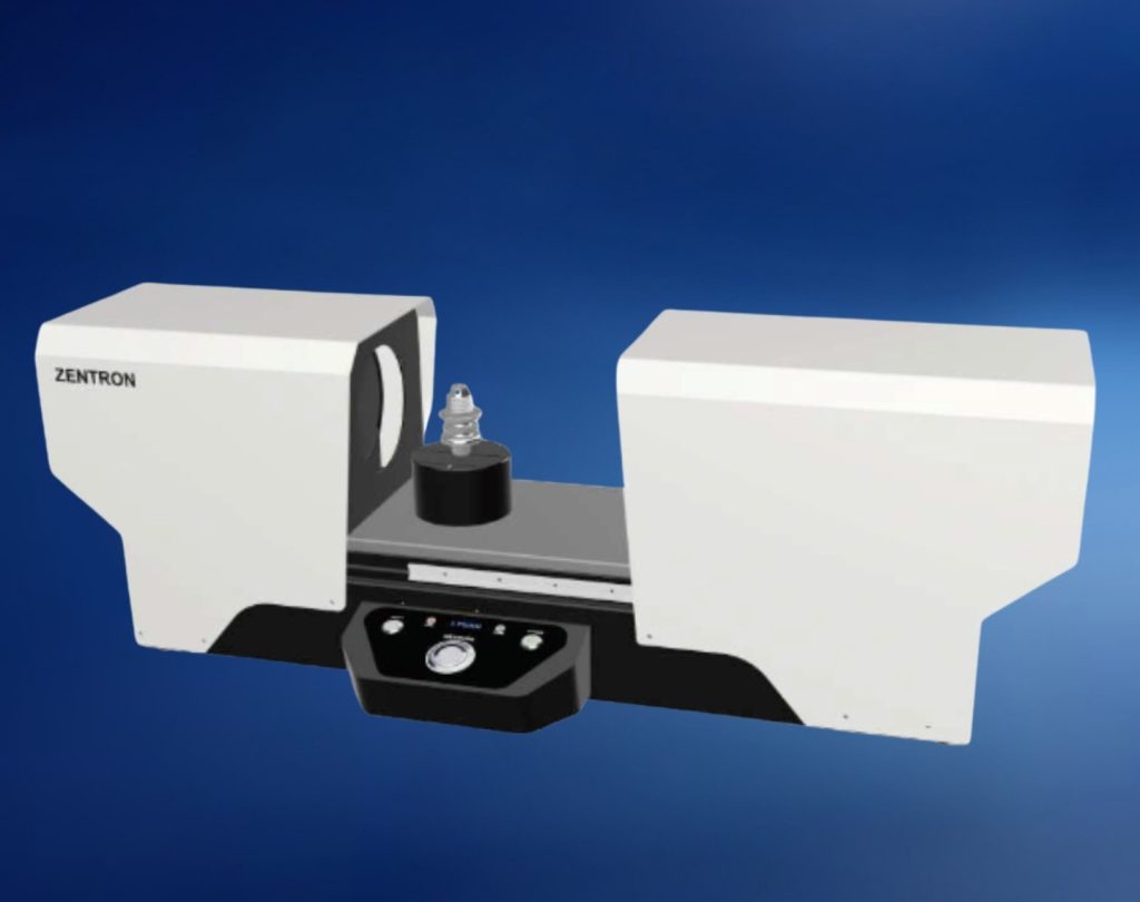 Koordinatenmesssystem mit Drehaufnahme und Bauteil